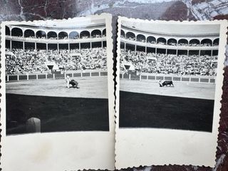 Lote de Fotos Antiguas Plaza de Toros León CastilC