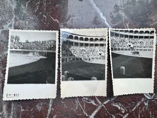 Lote de Fotos Antiguas Plaza de Toros León CastilC