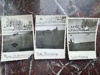 Lote de Fotos Antiguas Plaza de Toros León CastilC