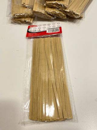 Lote cierres metálicos forrados papel manualidades