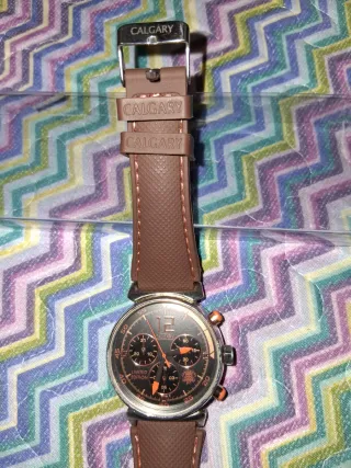 Reloj Calgary Edición Limitada Marrón Negro