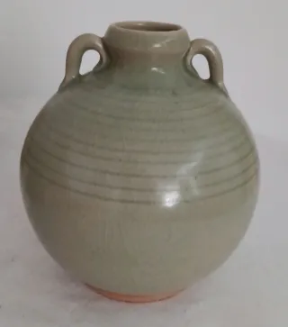 Juego 3 Jarrón Celadon Hecho a Mano