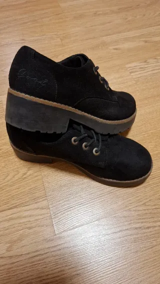 Zapatos Coolway ante negro T.39