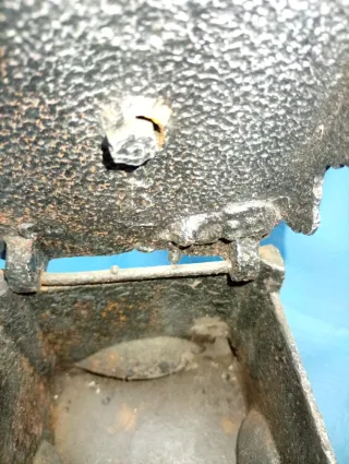 Plancha antigua de carbón