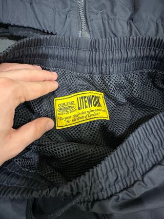 Conjunto deportivo Corteiz negro y blanco