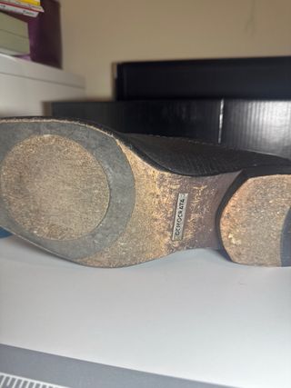 Zapatos Democrata Piel Hombre Negro