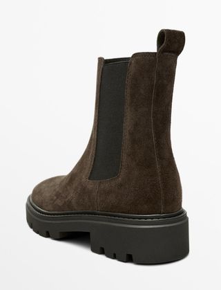 Botines Massimo Dutti Marrón Talla 38