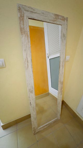 Espejo Marco Madera Desgastada 154,5x52,5