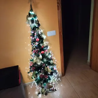 Árbol de Navidad decorado