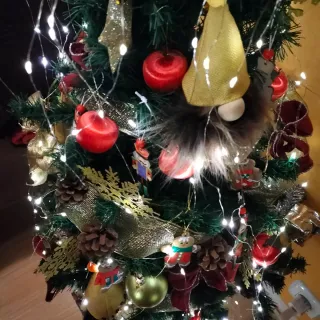 Árbol de Navidad decorado