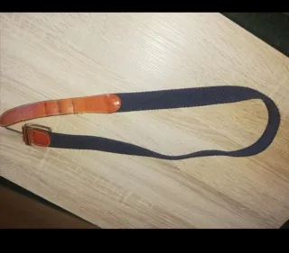 cinturón trenzado hombre cuero