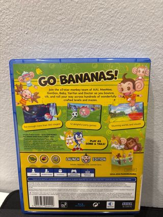 PS4 Super Monkey Ball Banana Mania Launch Edition
