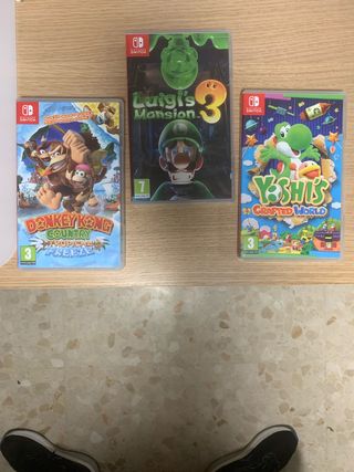 Lote 3 Juegos de Nintendo Switch