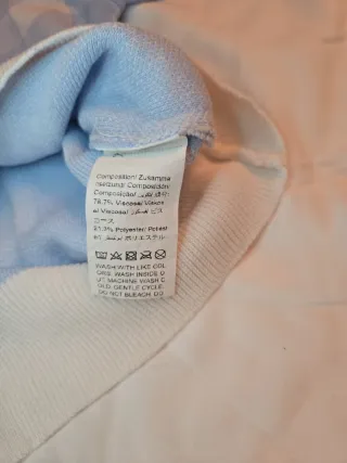 Jersey cuadros azul y blanco