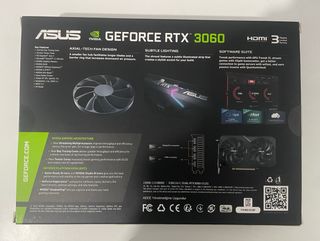 RTX 3060 12GB Nvidia Asus Tarjeta Gráfica