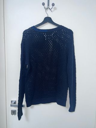 Maglione CK Jeans cashmere blu