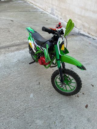 Mini Moto Cross Niños Verde