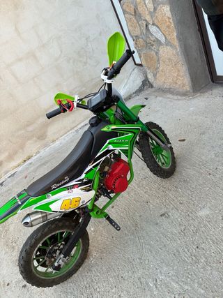 Mini Moto Cross Niños Verde