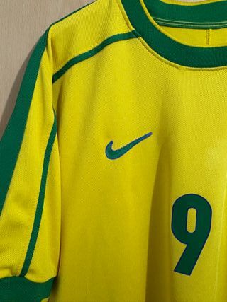 Camiseta Brasil Ronaldo Nazario 1998 ORIGINAL