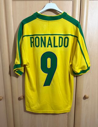 Camiseta Brasil Ronaldo Nazario 1998 ORIGINAL