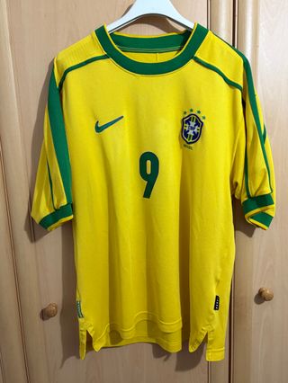 Camiseta Brasil Ronaldo Nazario 1998 ORIGINAL