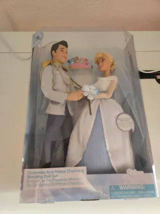 Bambole Cenerentola e Principe Sposo Disney