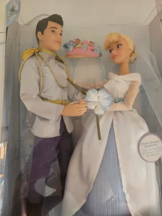 Bambole Cenerentola e Principe Sposo Disney