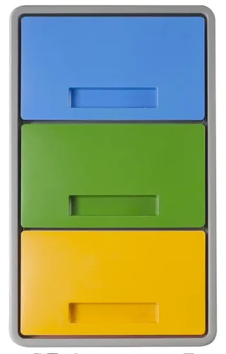 Bidone raccolta differenziata Polymax 40L