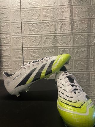 Botas Adidas Predator Élite FG Blancas/Amarillas