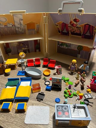 Casa Playmobil con accesorios