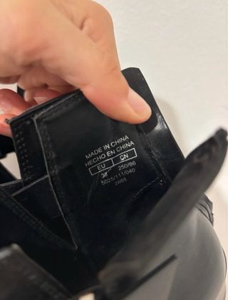 Botines Pull&Bear Negras Talla 38