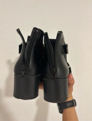 Botines Pull&Bear Negras Talla 38