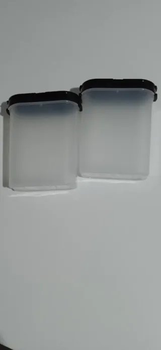 Set 4 Especieros Tupperware Negro.