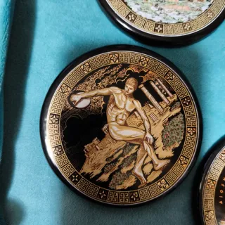 Set Sottobicchieri Stile Greco Antico