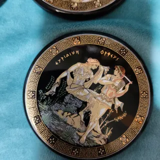 Set Sottobicchieri Stile Greco Antico