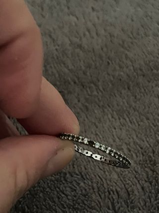 Anillos Swarovski Plata