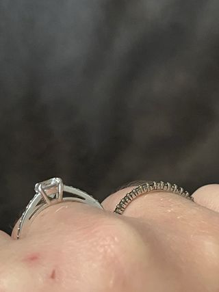 Anillos Swarovski Plata