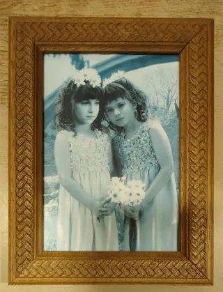 LOTE 7 PORTAFOTOS DECORADOS.