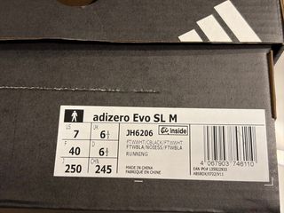 Adidas Adizero Evo SL Zapatillas Running Blancas