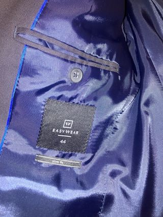 Traje Azul Easy Wear Corte Inglés Talla 44