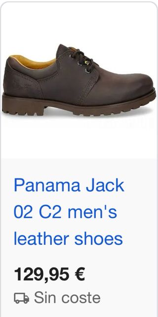 Zapatos Panama Jack Marrones Talla 42
