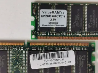 Kingston ValueRAM DDR 2x512MB