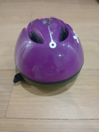 Casco Btwin Morado Edición Kid