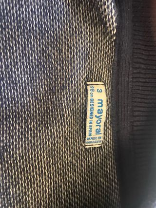Chaqueta Mayoral Niño Talla 3 Azul marino