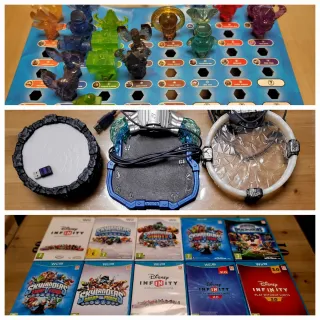 Lote Skylanders y Disney Infinity Wii U