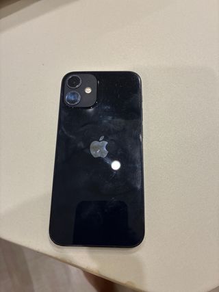 iPhone 12 mini negro + funda