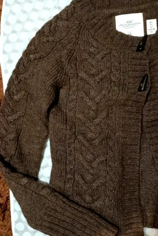 Chaqueta H&M punto trenzado Talla S