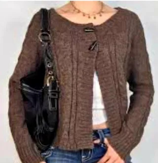 Chaqueta H&M punto trenzado Talla S