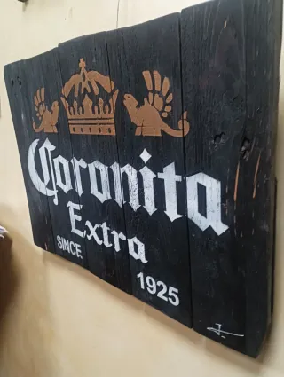 Cuadro Coronita Extra Madera