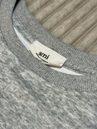 Sudadera AMI Paris Gris